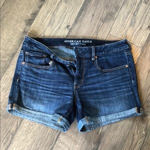 American eagle midi shorts